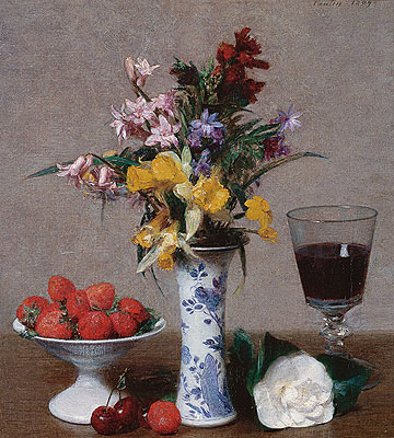 Still Life, 1869 | Fantin-Latour | Painting Reproduction