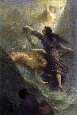 Rheingold (First Scene), 1888 | Fantin-Latour | Gemälde Reproduktion