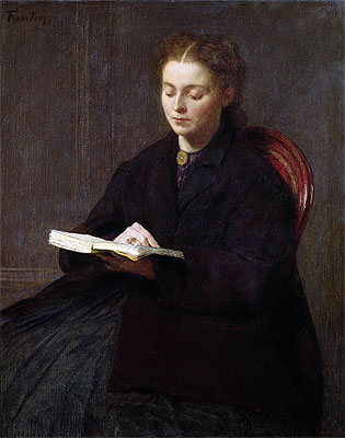 Reading | Fantin-Latour | Painting Reproduction