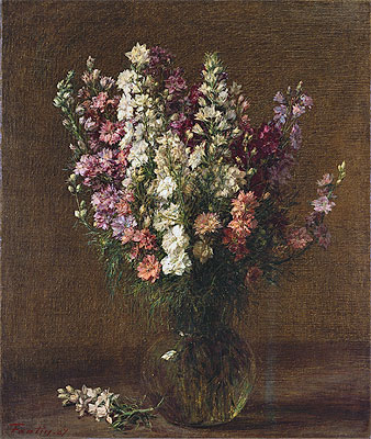 Larkspur | Fantin-Latour | Painting Reproduction