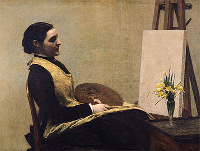 Das Studium, 1883 von Fantin-Latour | Gemälde-Reproduktion
