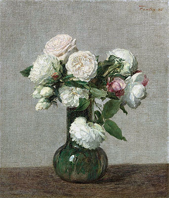 Roses, 1888 | Fantin-Latour | Painting Reproduction