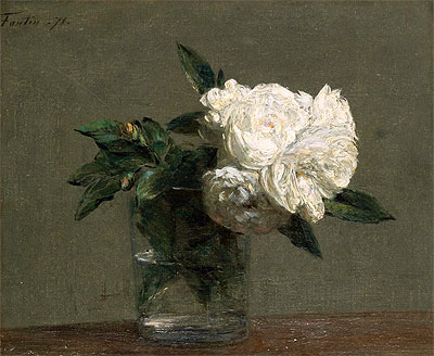 Roses, 1871 | Fantin-Latour | Painting Reproduction