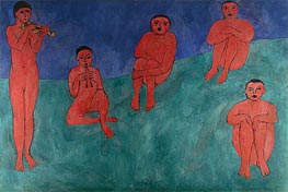 Music, 1910 von Matisse | Gemälde-Reproduktion