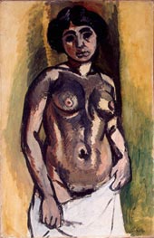 Nude (Black and Gold), 1908 von Matisse | Gemälde-Reproduktion