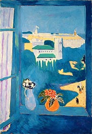 Landschaft betrachtet aus einem Fenster, 1913 von Matisse | Gemälde-Reproduktion