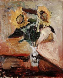 Vase mit Sonnenblumen | Matisse | Gemälde Reproduktion