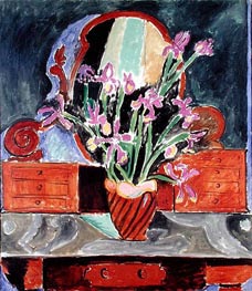 Vase of Irises, 1912 von Matisse | Gemälde-Reproduktion