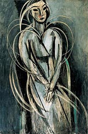 Mademoiselle Yvonne Landsberg, 1914 von Matisse | Gemälde-Reproduktion