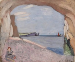 Étretat, the Red Sail, 1920 by Matisse | Painting Reproduction