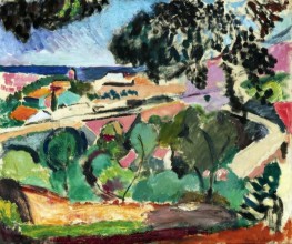Landscape of Collioure, c.1906/07 by Matisse | Painting Reproduction