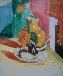 Yellow Earthenware Pitcher from Provence | Matisse | Painting Reproduction