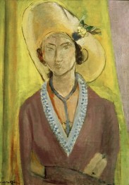 Mademoiselle L.L. The Yellow Hat | Matisse | Painting Reproduction