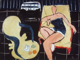 Dancer on Black Background | Matisse | Painting Reproduction