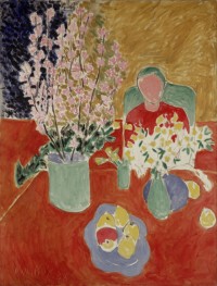 Plum Blossoms, Ochre Background | Matisse | Painting Reproduction
