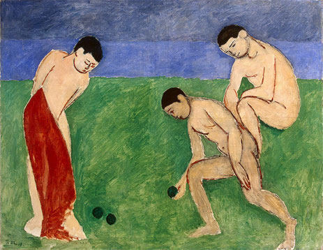 A Game of Bowls, 1908 by Matisse | Painting Reproduction