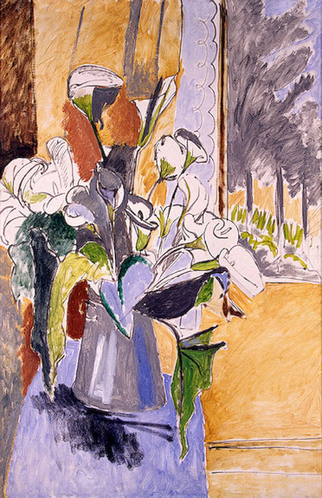 Bouquet of Flowers on a Veranda, c.1912 | Matisse | Gemälde Reproduktion