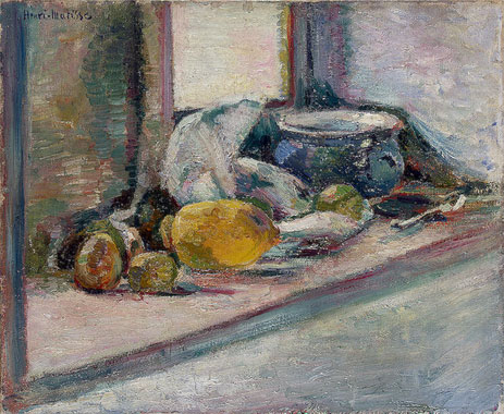 Blue Pot and Lemon, 1897 by Matisse | Painting Reproduction