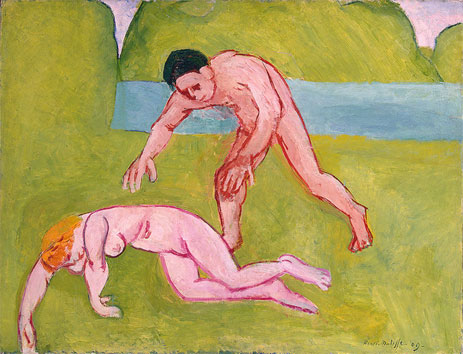 Nymph and Satyr, 1908 by Matisse | Painting Reproduction