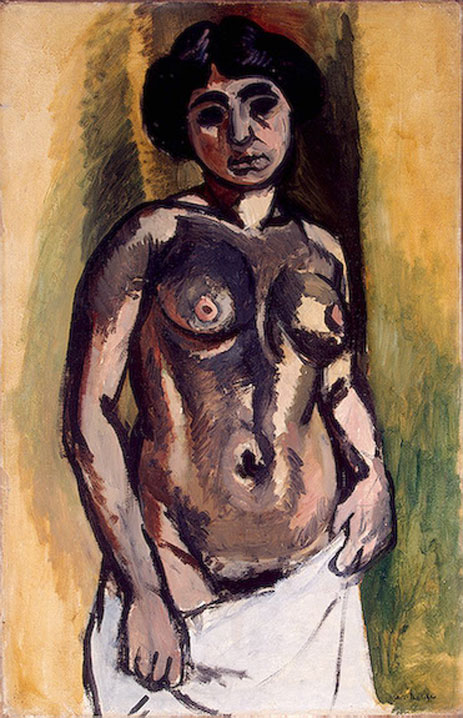 Nude (Black and Gold), 1908 | Matisse | Gemälde Reproduktion