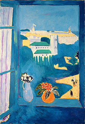 Landschaft betrachtet aus einem Fenster, 1913 | Matisse | Gemälde Reproduktion