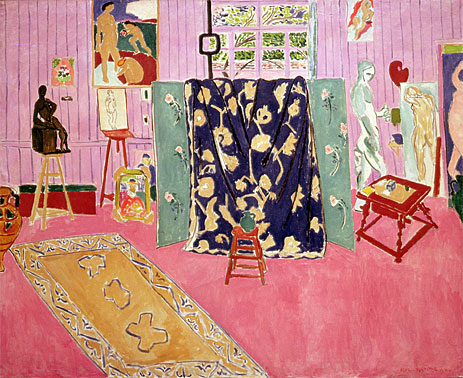 Das rosa Atelier | Matisse | Gemälde Reproduktion