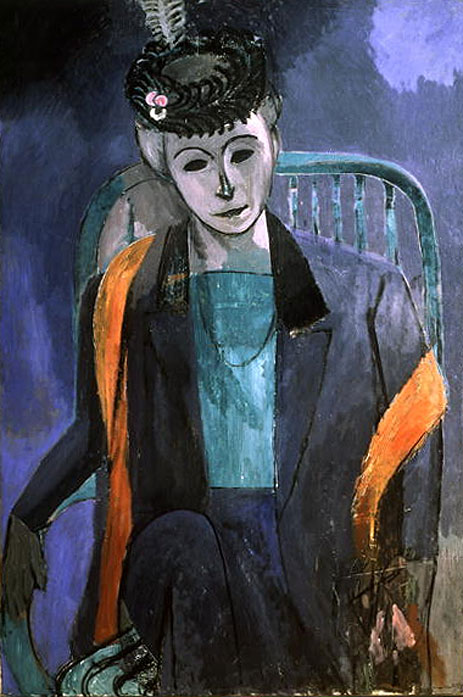 Portrait of Mme Matisse, 1913 | Matisse | Gemälde Reproduktion