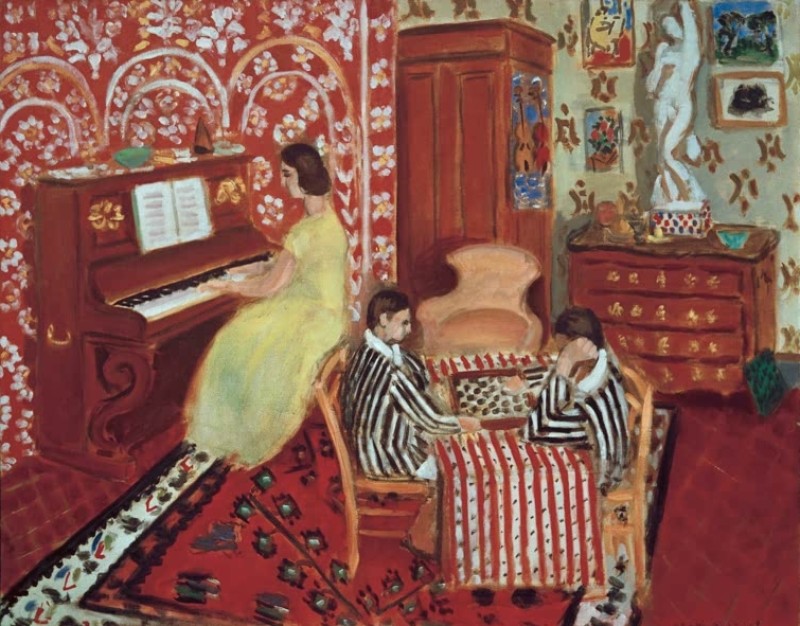 Pianist and Draughts Players, 1924 | Matisse