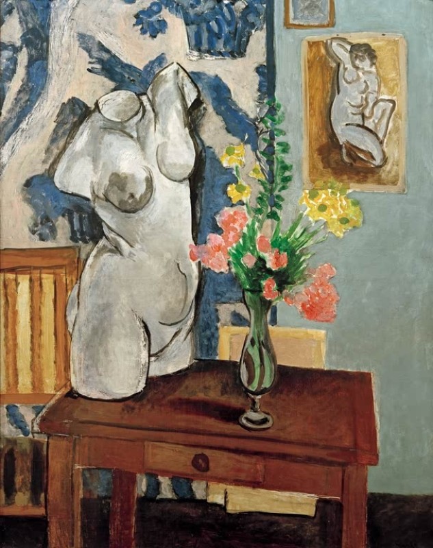 Matisse | Plaster Torso and Bunch of Flowers, 1919 Plaster Torso and Bunch of Flowers, 1919 | Matisse