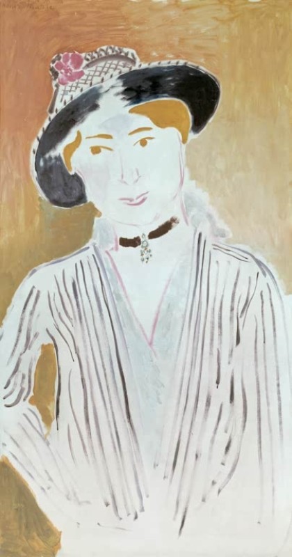 The Stripy Jacket, or Young Girl with a Straw Hat, n.d. | Matisse