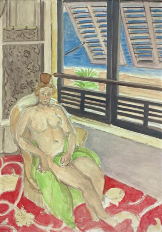 Matisse | At The Window In Nice, c.1919 At The Window In Nice, c.1919 | Matisse