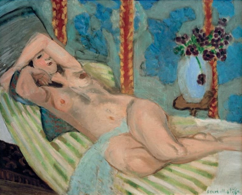 Matisse | Odalisque (Nude on Blue Background), 1923 Odalisque (Nude on Blue Background), 1923 | Matisse