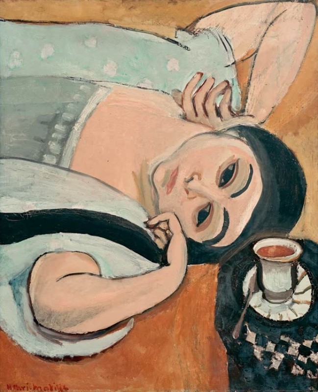 Laurette with a Cup of Coffee, 1917 | Matisse