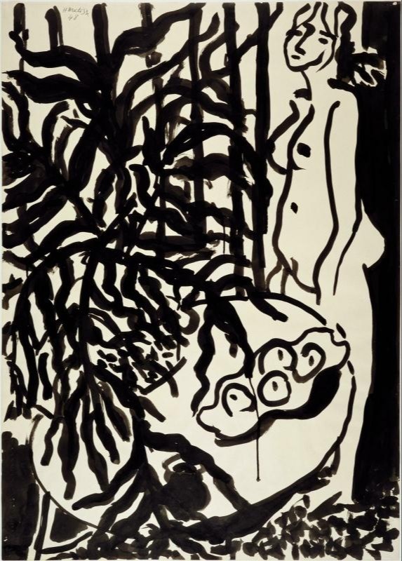 Matisse | Standing Nude, Black Fern, 1948 Standing Nude, Black Fern, 1948 | Matisse