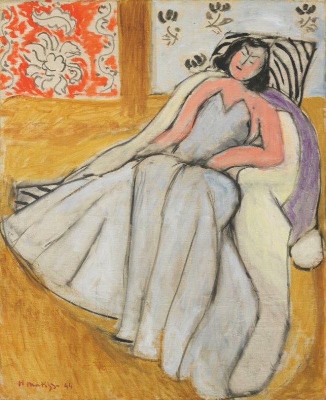 Matisse | Young Woman in a White Pelisse, 1944 Young Woman in a White Pelisse, 1944 | Matisse
