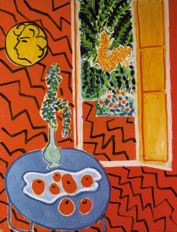 Matisse | Red Interior, Still Life on Blue Table, 1947 Red Interior, Still Life on Blue Table, 1947 | Matisse