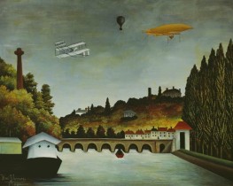 Aussicht auf die Brücke von Sèvres | Henri Rousseau | Gemälde Reproduktion
