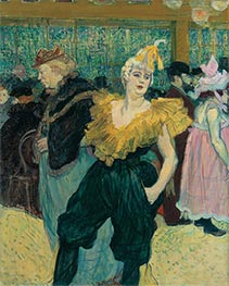 The Clown Cha-U-Kao, 1895 von Toulouse-Lautrec | Gemälde-Reproduktion