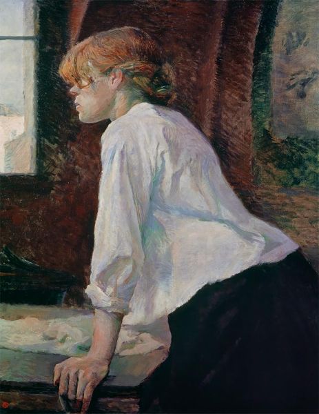 The Laundress, 1884 | Toulouse-Lautrec | Painting Reproduction