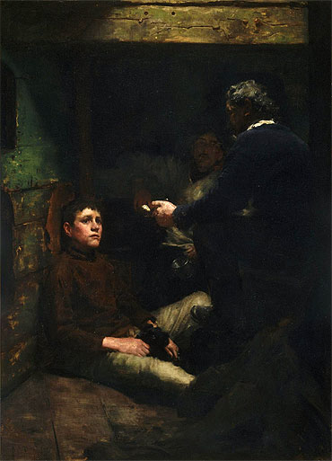 A Sailor's Yarn, 1887 by Tuke | Painting Reproduction