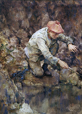 Netting Lobster | Tuke | Painting Reproduction