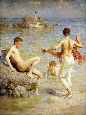 Gleaming Waters | Tuke | Painting Reproduction