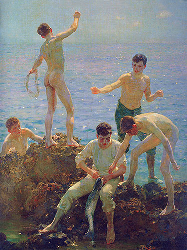 Midsummer Morning | Tuke | Painting Reproduction