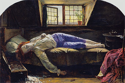 The Death of Chatterton, 1856 | Henry Wallis | Painting Reproduction