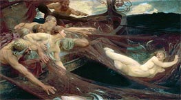 The Sea Maiden, 1894 by Herbert James Draper | Painting Reproduction
