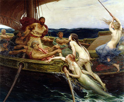 Ulysses and the Sirens, 1909 | Herbert James Draper | Gemälde Reproduktion