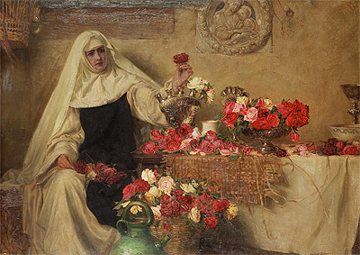 For Saint Dorothea's Day, 1899 | Herbert James Draper | Gemälde Reproduktion