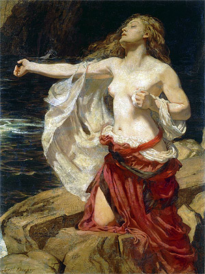 Ariadne, c.1905 by Herbert James Draper | Painting Reproduction