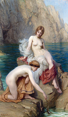By Summer Seas, 1912 | Herbert James Draper | Painting Reproduction