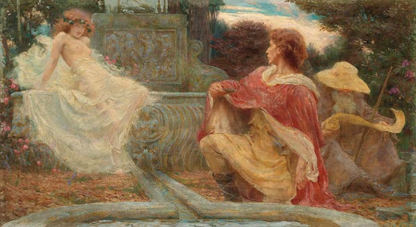Spirit of the Fountain, 1893 | Herbert James Draper | Painting Reproduction